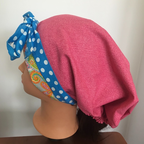 Scrub CAP/HAT *Reversible *Long Ties NWOT - Picture 9 of 14